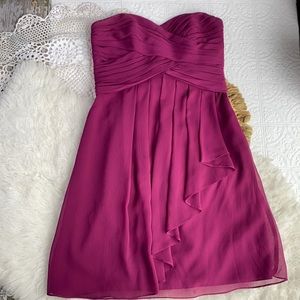 David’s bridal maroon sleeveless bridesmaid dress David’s bridal fall bridesmaid